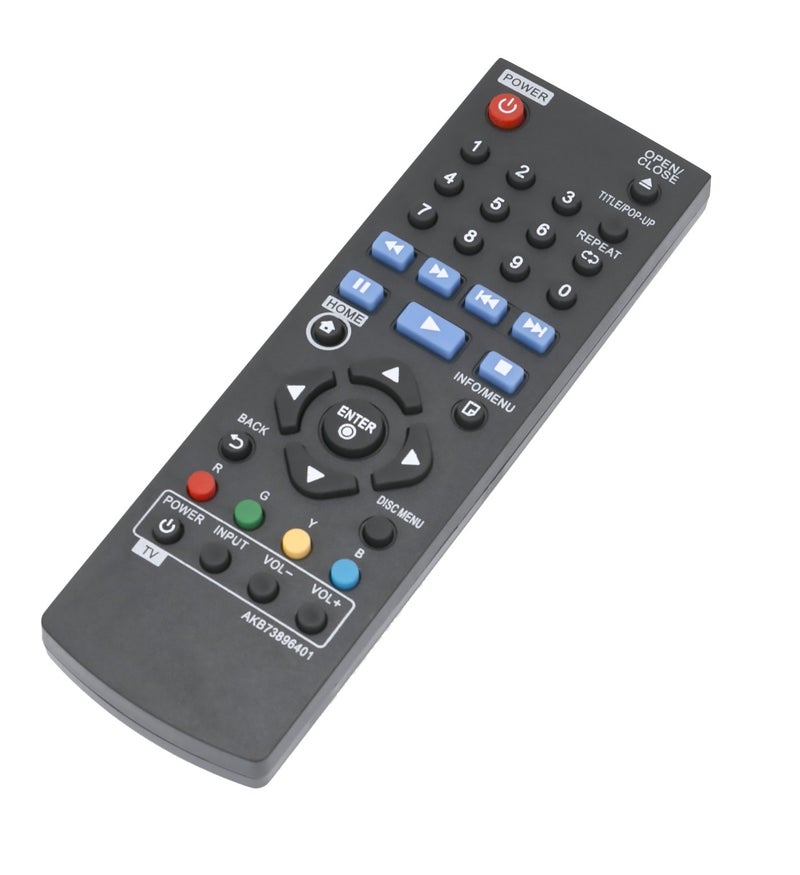 econtrolly New AKB73896401 Replace Remote fit for LG BLU RAY DISC DVD Player BP135 BP145 BP155 BP175 BP255 BP300 BP335W BP340 BP350 BPM25 BPM35 UP870 UP875 BP550 - Image 2